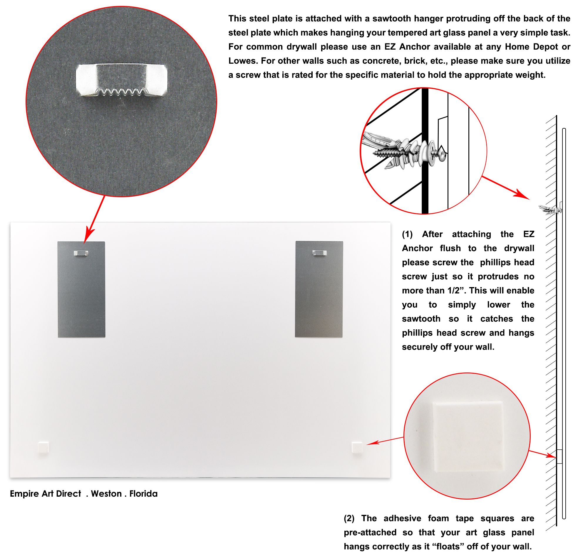 Image 7 Reflection" Frameless Free Floating Tempered Glass Wall Art more views