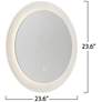 6_Reflections 23.6" Wide Clear Mirror more views