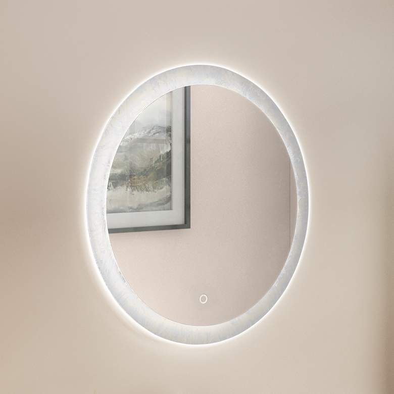 Image 1 Reflections 23.6" Wide Frost Mirror