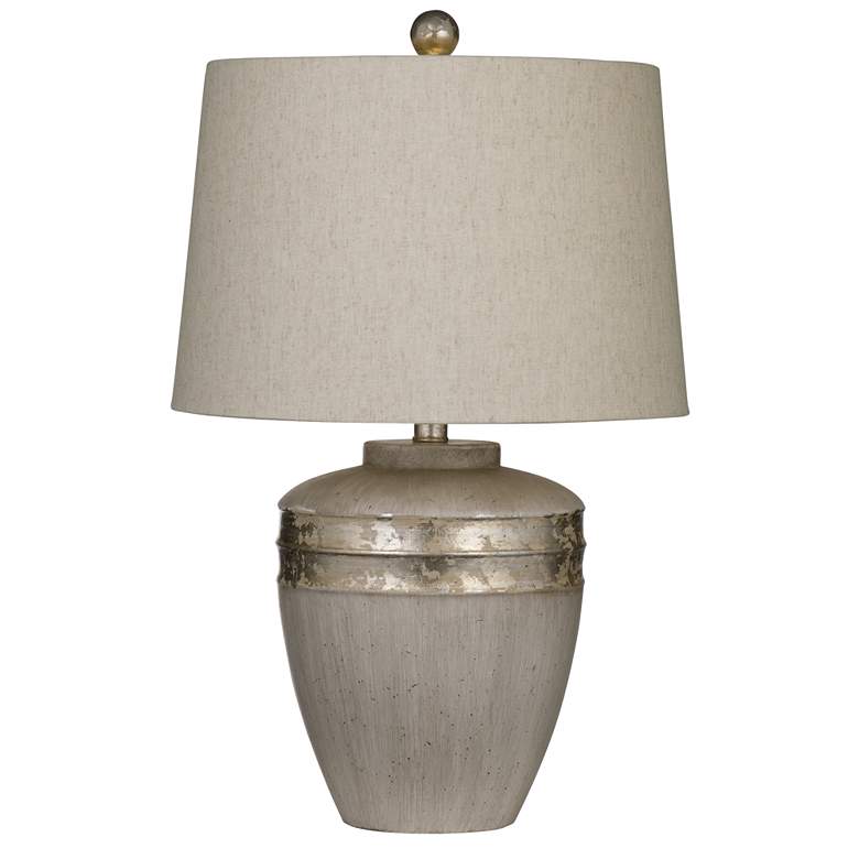 Image 1 Reflections 24" Traditional Styled Silver Table Lamp