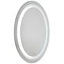 Reflections 24" x 31 1/2" Oval Frameless LED Wall Mirror