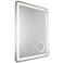 Reflections Brushed Gray 31 1/2" x 23 3/4" LED Wall Mirror