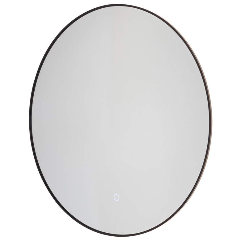 Image 1 Reflections Collection 19W LED Wall Mirror Black