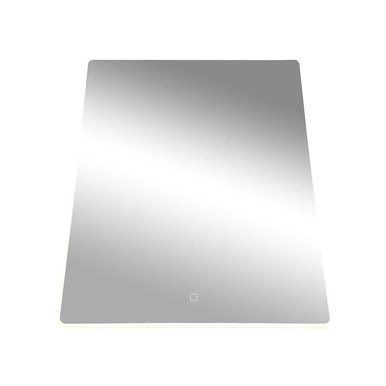 Image 1 Reflections Collection 21W LED Rectangular Mirror Silver
