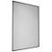 Reflections Collection 24W LED Rectangular Wall Mirror Black