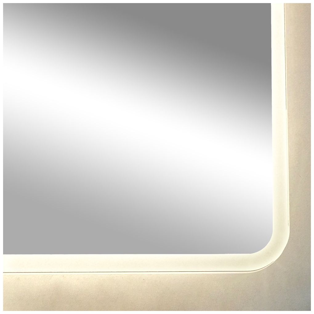 Image 2 Reflections Collection 32W LED Rectangular Mirror Silver more views