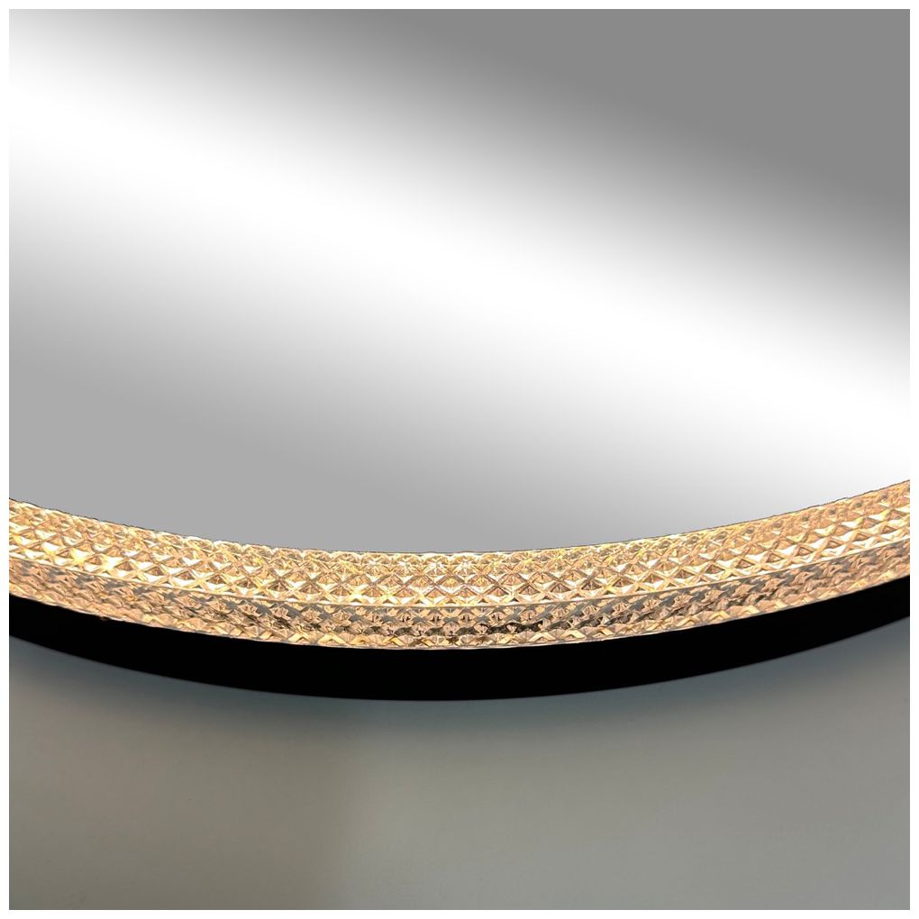 Image 2 Reflections Collection LED Mirror, Matte Black more views