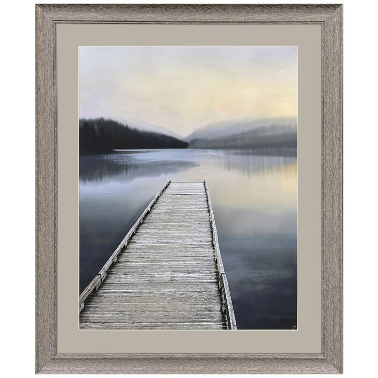 Image 1 Reflective Aurora 27"W x 33"H Modern Framed Art