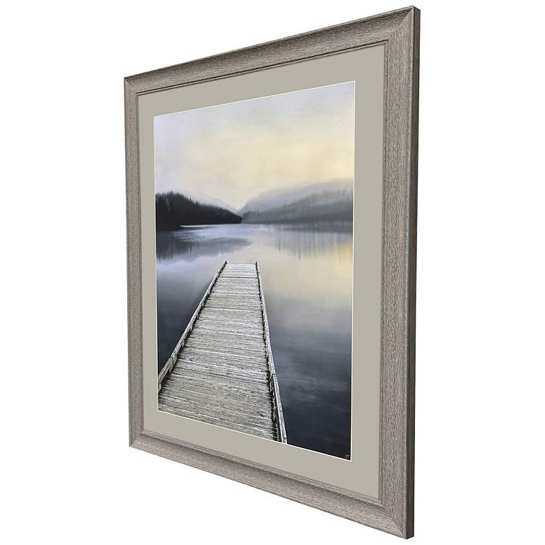 Image 2 Reflective Aurora 27"W x 33"H Modern Framed Art more views