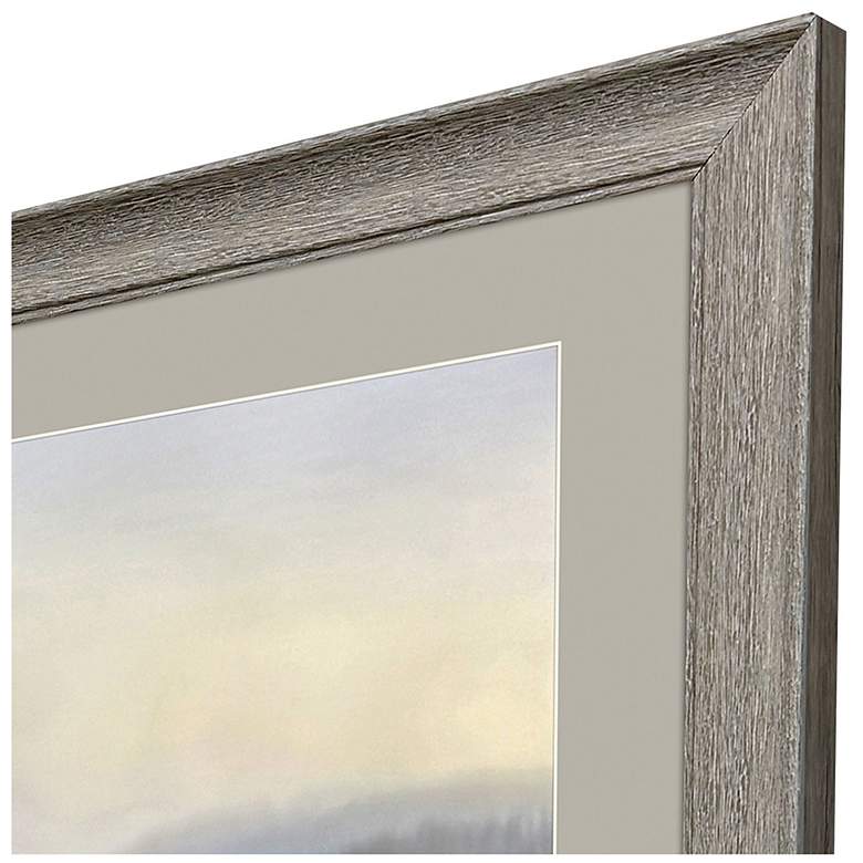 Image 3 Reflective Aurora 27"W x 33"H Modern Framed Art more views