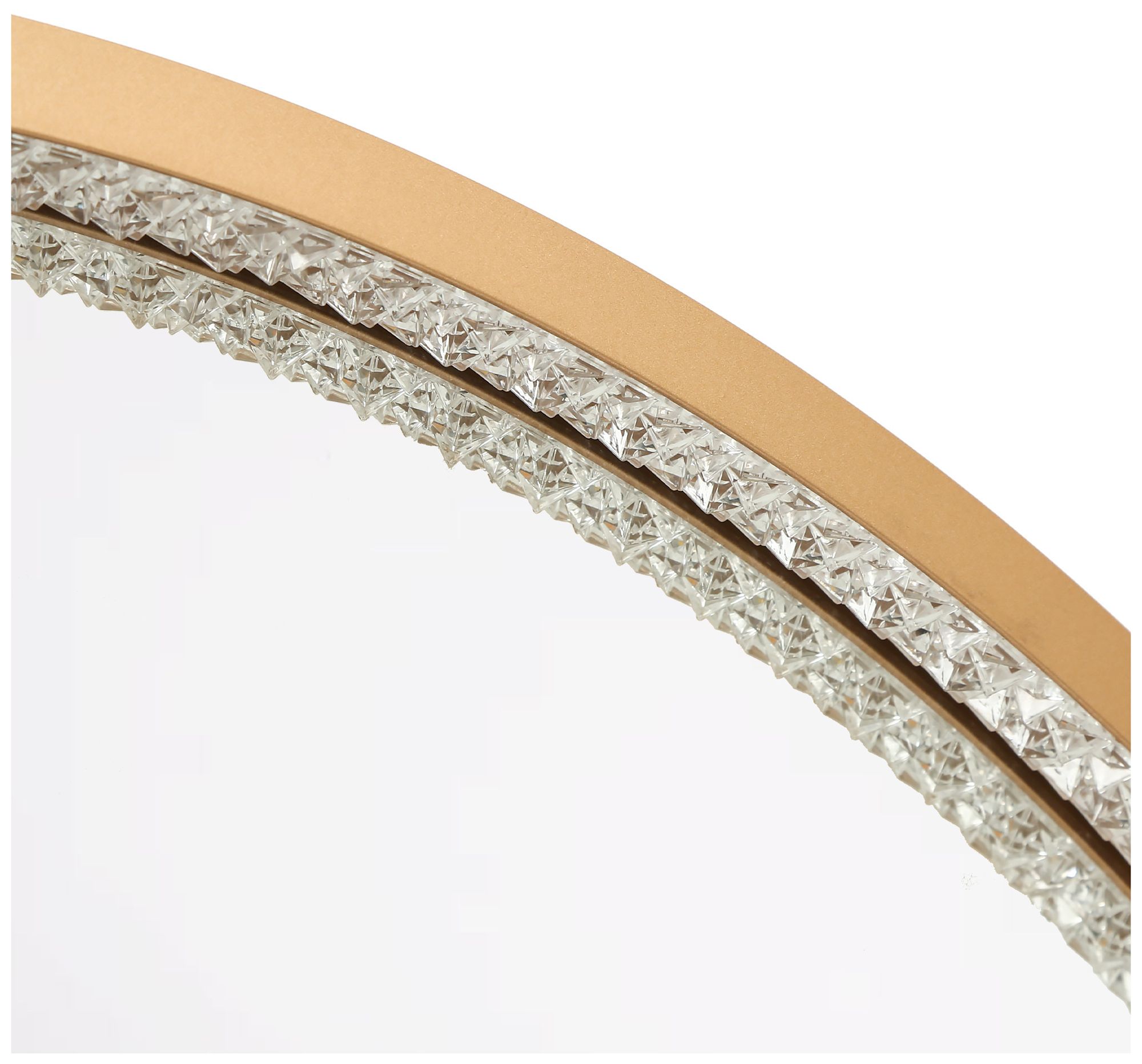 Reflora 36" Wide Gold Round LED Dimmable Bathroom Vanity Mirror