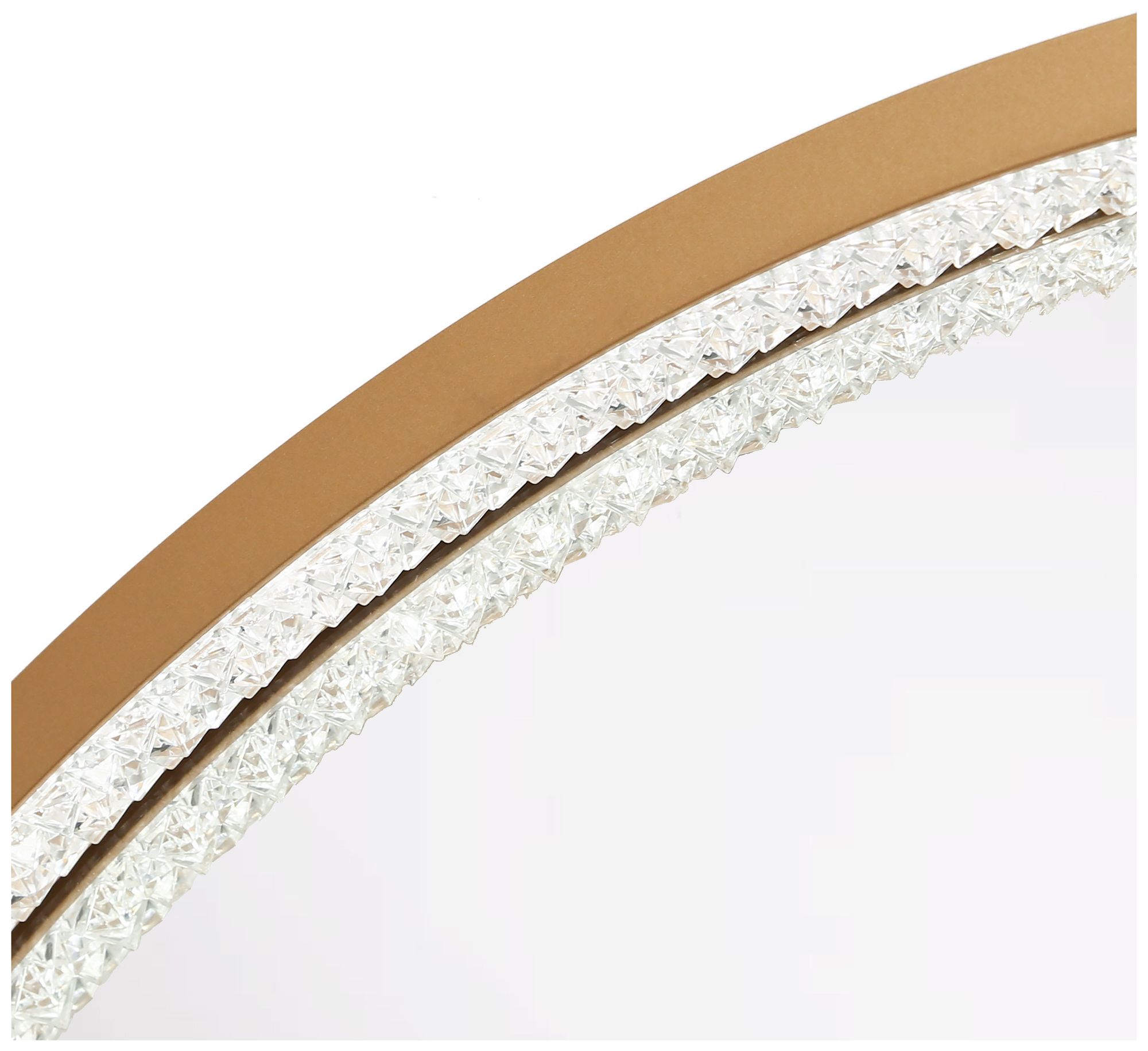 Reflora 36" Wide Gold Round LED Dimmable Bathroom Vanity Mirror