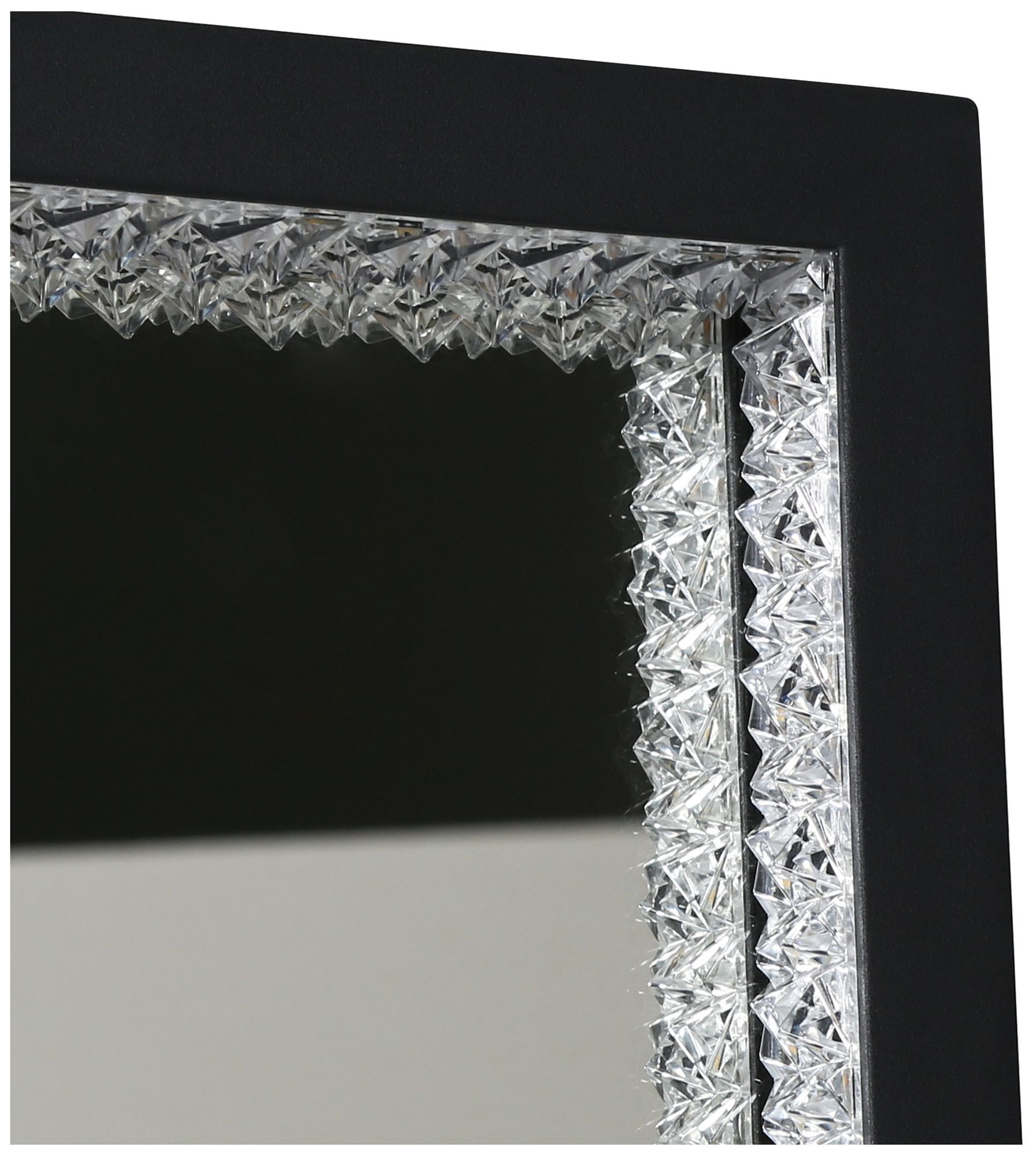 Image 7 Reflora 55.1" Wide Black LED Dimmable Bathroom Vanity Mirror more views