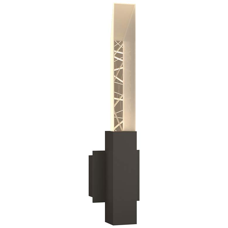 Image 1 Refraction 22.5"H Coastal Dark Smoke Outdoor Sconce