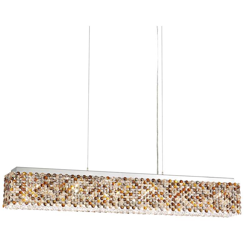 Refrax 36 1/2&quot; Wide Crystal LED Kitchen Island Light Pendant
