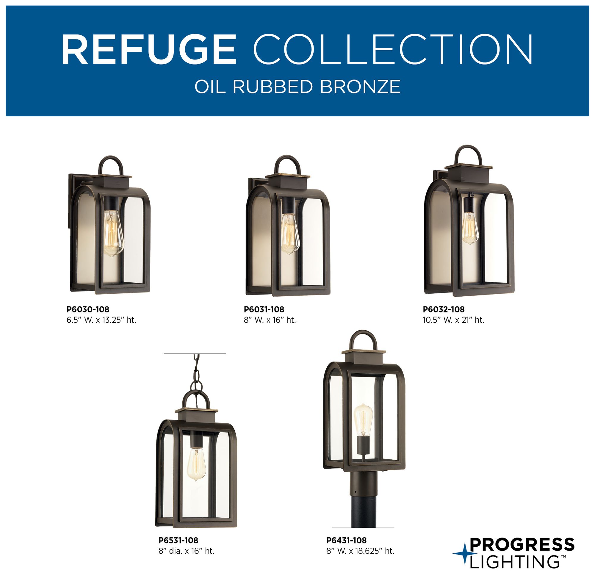 Image 7 Refuge Collection One-Light Large Wall Lantern more views