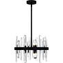 Thumbnail3 of Regal 8-Light Matte Black Pendant Light more views