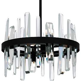 Image5 of Regal 8-Light Matte Black Pendant Light more views