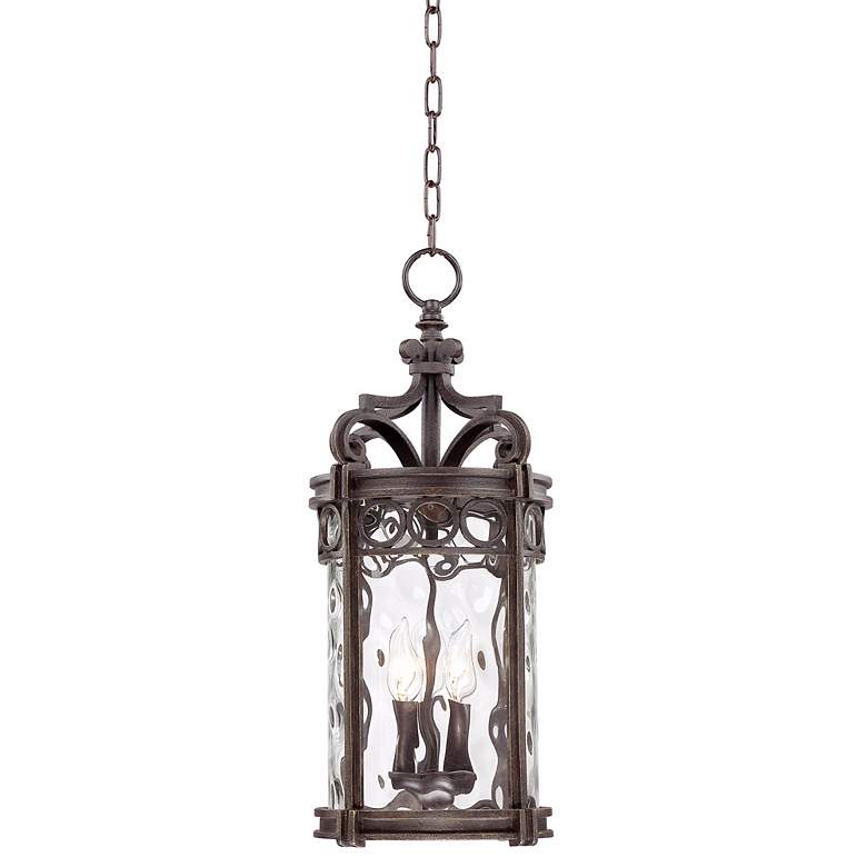 Image 1 Regal Bay 22 1/4 inch High Outdoor Hanging Light
