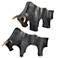 Regal Bull Dark Bronze 2-Piece Figurines Set