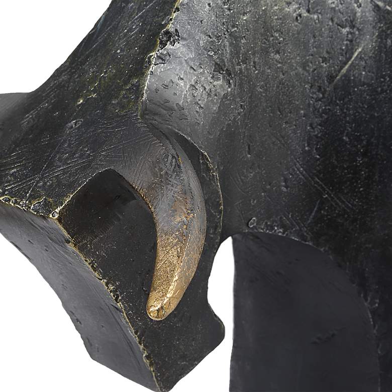 Image 5 Regal Bull Dark Bronze 2-Piece Figurines Set more views