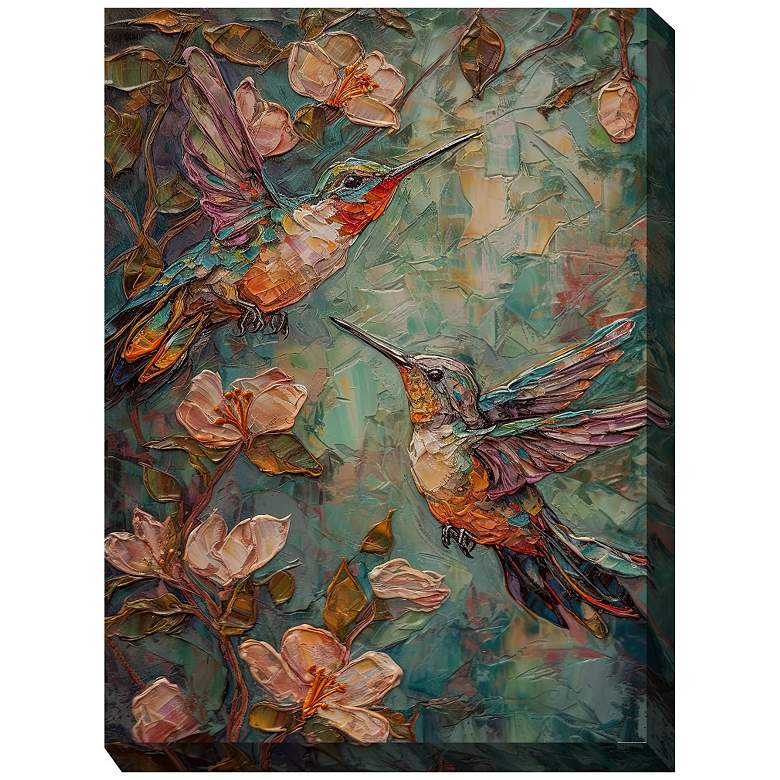 Image 1 Regal Hummers Outdoor Canvas Art