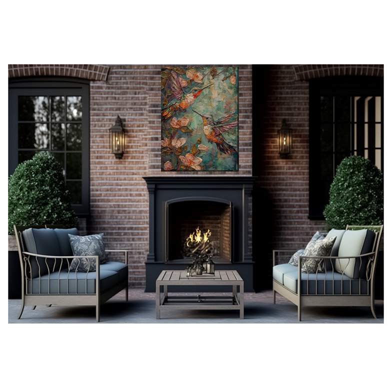 Image 2 Regal Hummers Outdoor Canvas Art more views