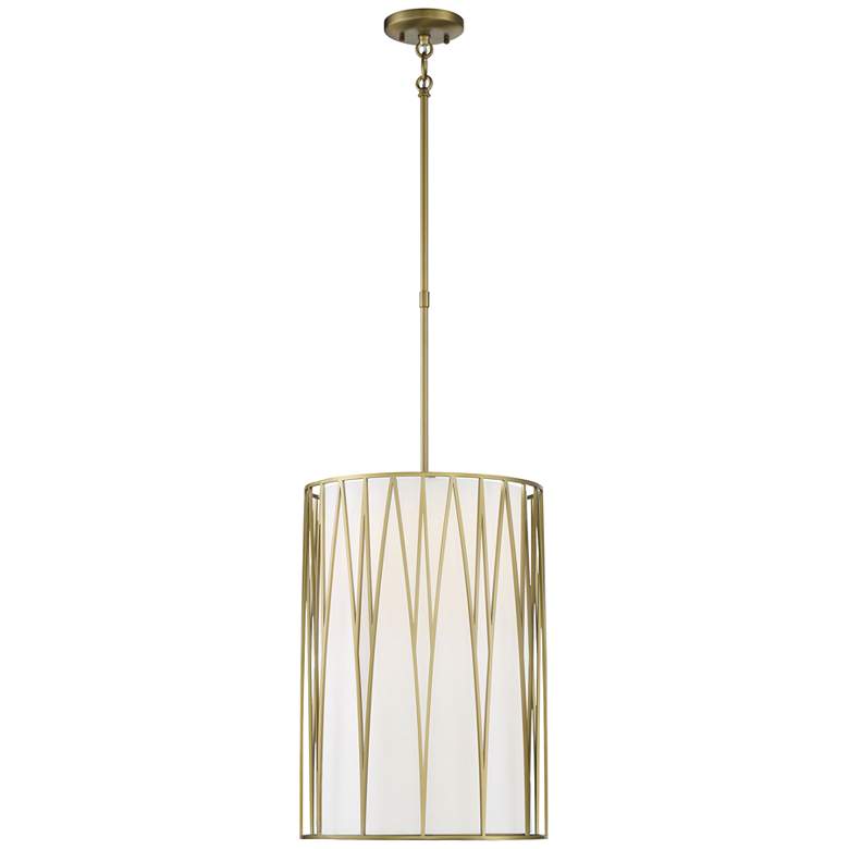 Image 2 Regal Terrace 14 1/4" Wide Soft Brass LED Pendant Light