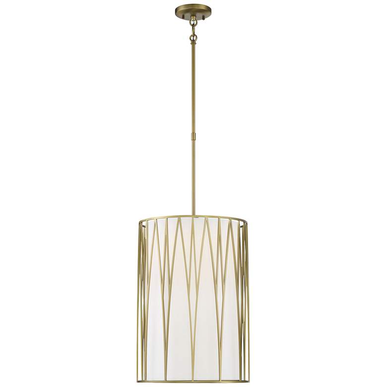 Image 2 Regal Terrace 14 1/4 inch Wide Soft Brass LED Pendant Light