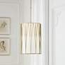 Regal Terrace 14 1/4" Wide Soft Brass LED Pendant Light