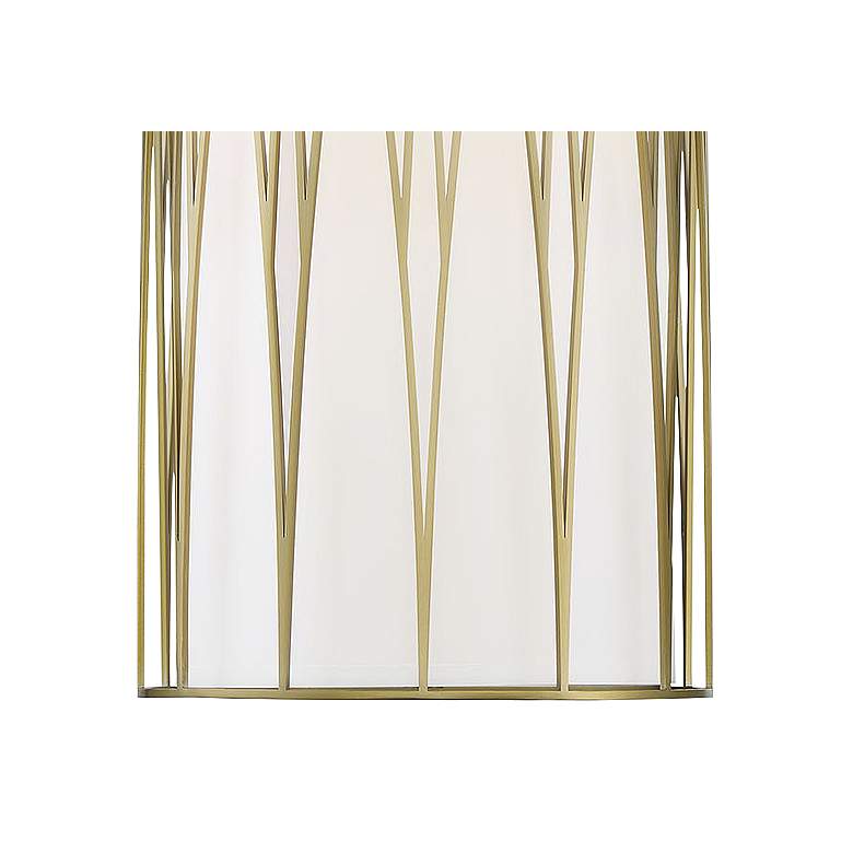 Image 3 Regal Terrace 14 1/4" Wide Soft Brass LED Pendant Light more views