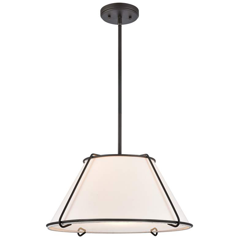 Image 1 Regalia 18" Wide Oil-Rubbed Bronze Pendant Light