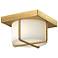 Regalo 7" Wide Brushed Gold LED Ceiling Light
