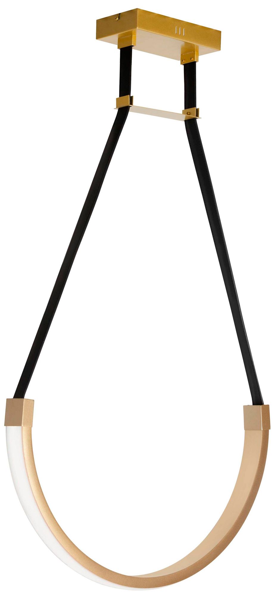 Image 3 Regan 24" Wide Aged Brass 30W LED Pendant more views