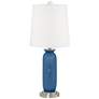 Regatta Blue Carrie Table Lamp Set of 2