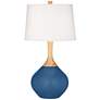 Regatta Blue Wexler Table Lamp with Dimmer