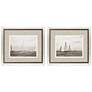 Regatta II 27"W x 23"H Framed Wall Art Set of 2
