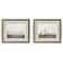 Regatta II 27"W x 23"H Framed Wall Art Set of 2