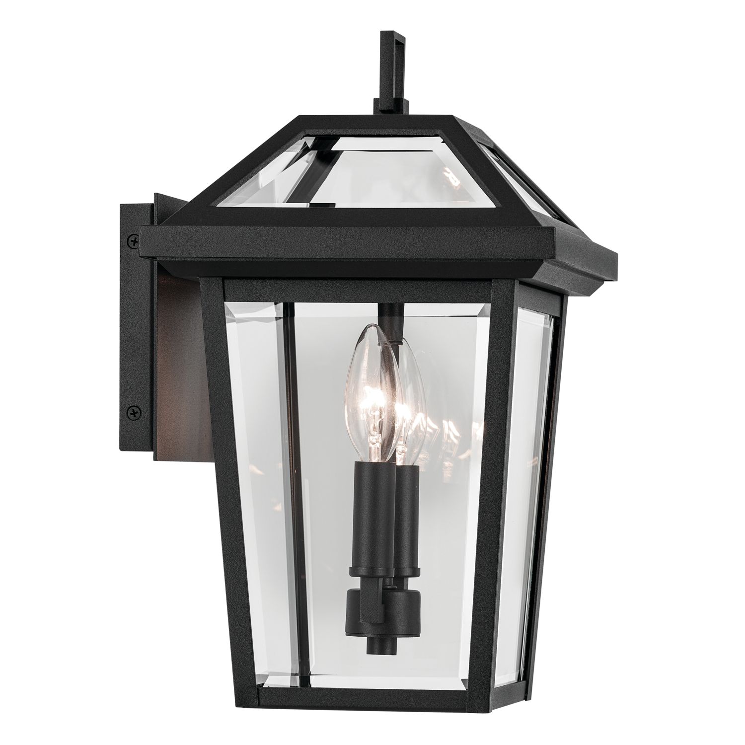 Image 4 Regence 14 inch 2 Light Outdoor Wall Light in Textured Black more views