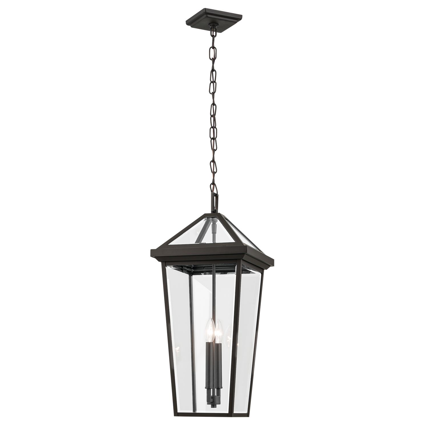 Image 3 Regence 26 inch 2 Light Outdoor Pendant with Clear Glass in Olde Bronze more views