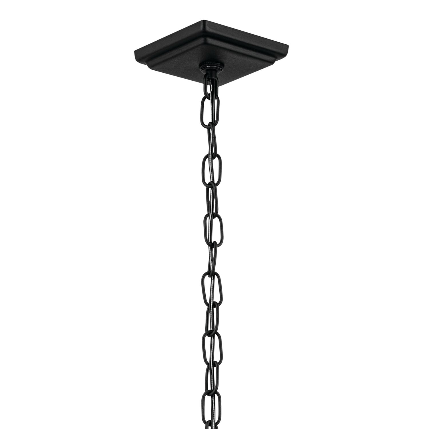 Image 5 Regence 26 inch 2 Light Outdoor Pendant with Clear Glass in Textured Black more views
