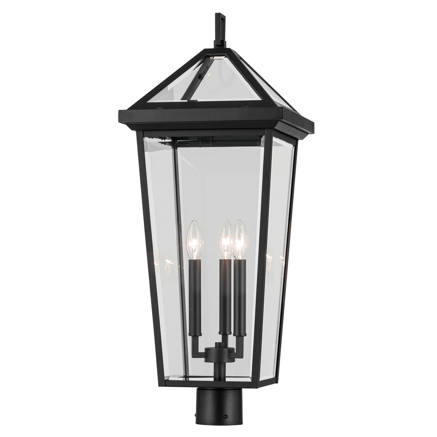 Image 4 Regence 28.75 inch 3 Light Outdoor Post Light in Textured Black more views