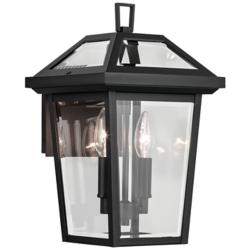 Regence Outdoor Wall 2Lt Textured Black