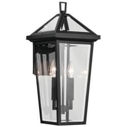 Regence Outdoor Wall 2Lt Textured Black