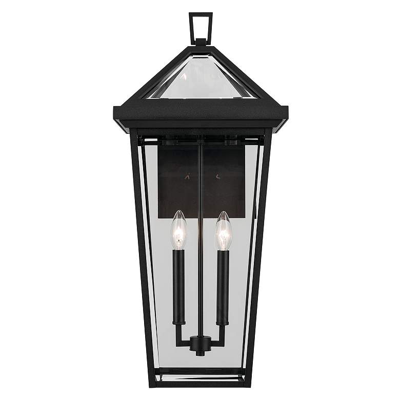 Image 4 Regence Outdoor Wall 2Lt Textured Black more views