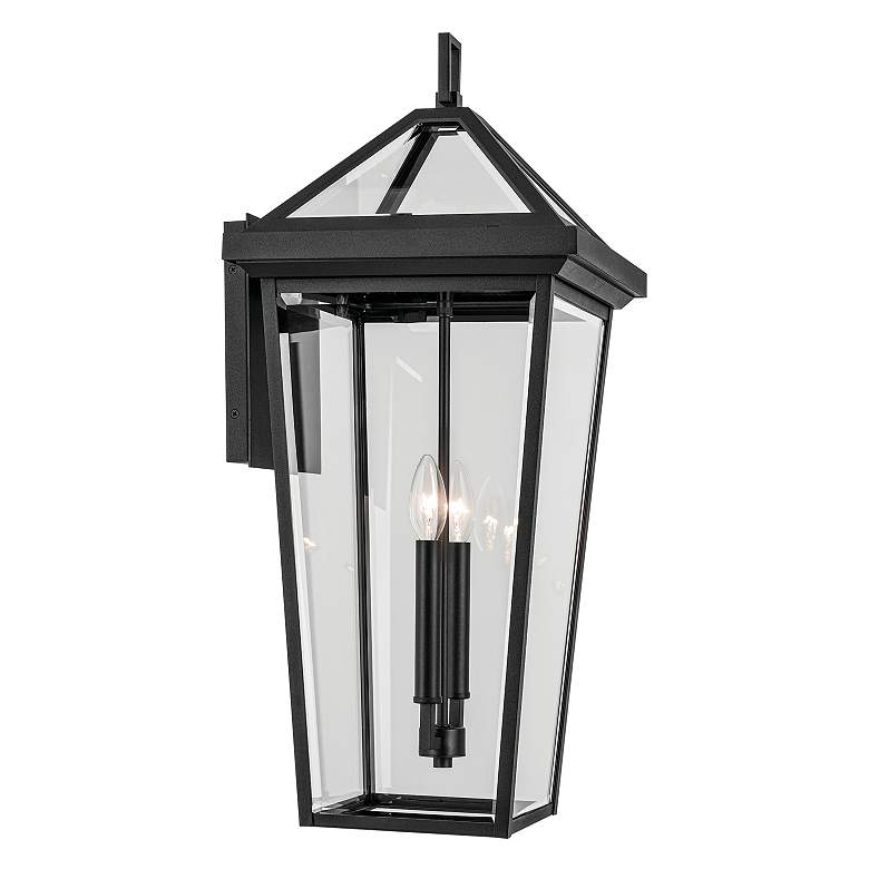 Image 5 Regence Outdoor Wall 2Lt Textured Black more views