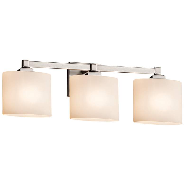 Image 1 Regency 22" Wide Brushed Nickel 3-Light Bath Light