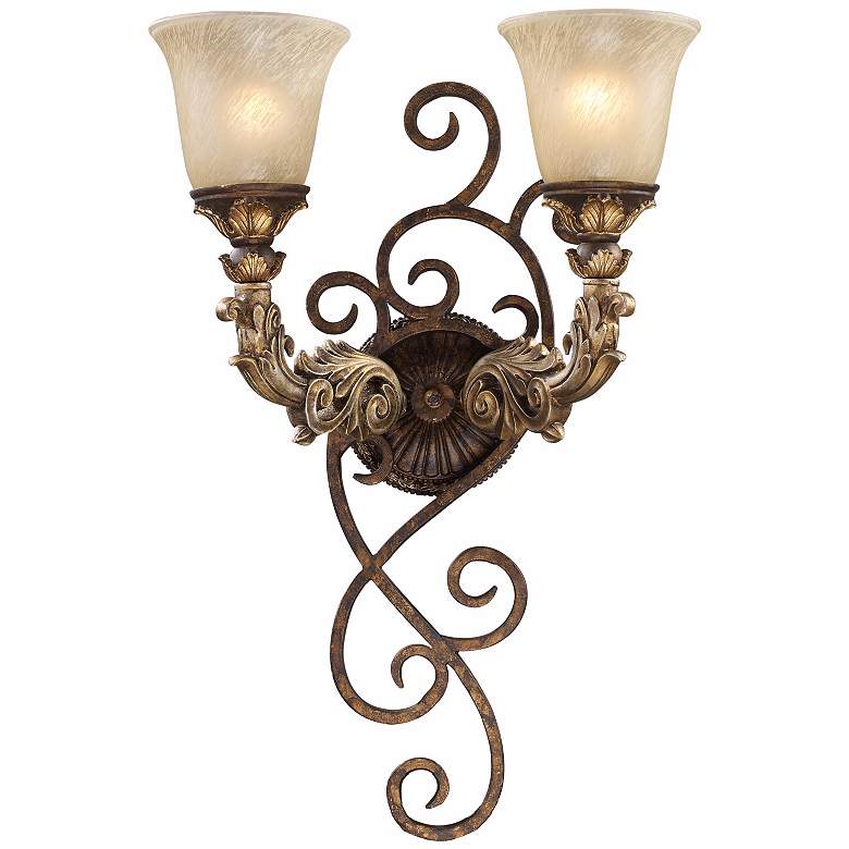 Image 1 Regency Collection 24 inch High 2-Light Wall Sconce
