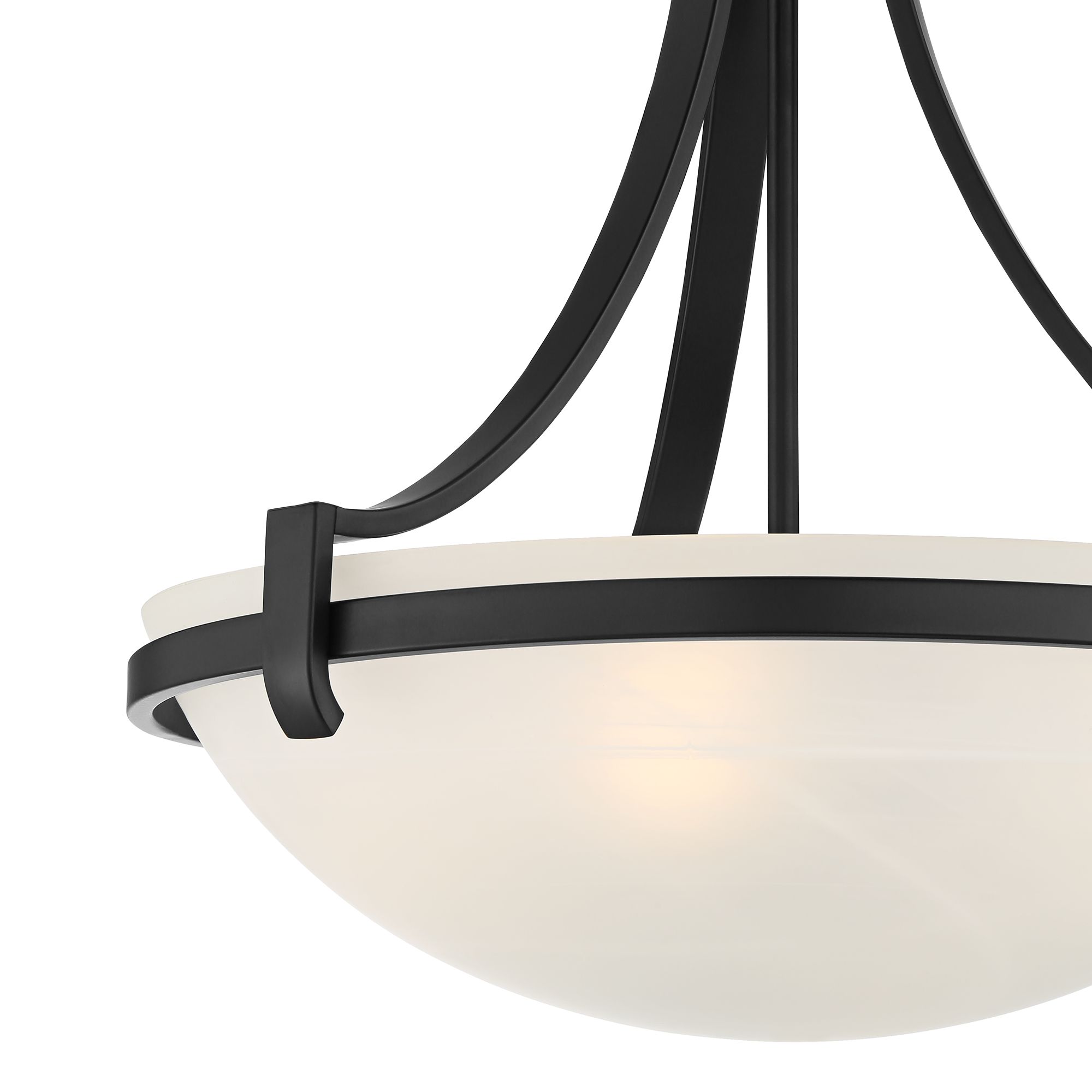 black bowl pendant light