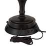 6_Regency Hill 25" Bronze Table Lamp with Dimmable USB Workstation Base more views